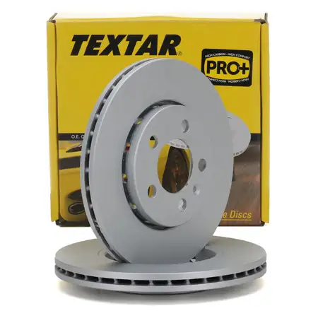TEXTAR Bremsscheiben f&uuml;r AUDI A1 A2 A3 SEAT IBIZA SKODA VW GOLF 4 POLO vorne