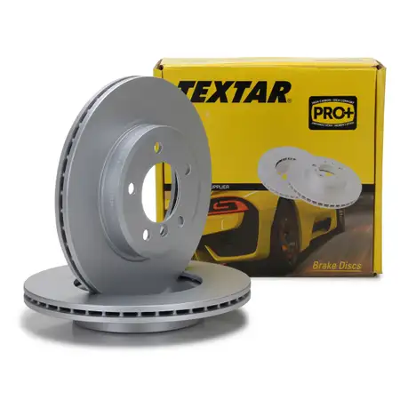 TEXTAR Bremsscheiben f&uuml;r BMW E46 323-328i 320d Z3 E36 3.0 Z4 E85 2.5/3.0 vorne