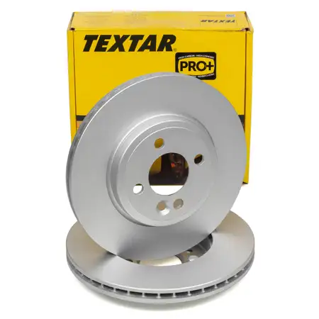TEXTAR Bremsscheiben Satz f&uuml;r Mini R56 R57 R55 R58 R59 ohne Sportpaket vorne