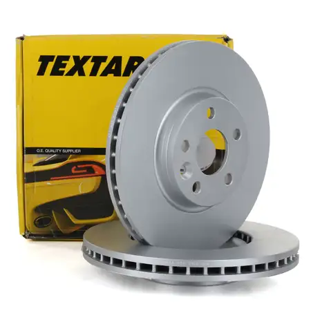 TEXTAR Bremsscheiben Satz f&uuml;r Ford Galaxy S-Max Volvo S60 S80 V60 V70 XC70 vorne