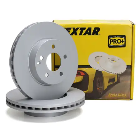 TEXTAR Bremsscheiben Satz MERCEDES W204 C204 S204 W212 C207 A207 S212 R172 vorne