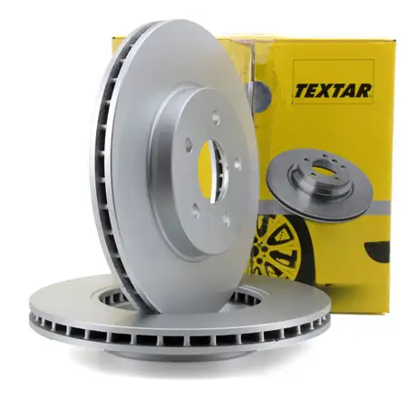 TEXTAR Bremsscheiben Satz f&uuml;r Ford Metrostar Mondeo III Jaguar X-Type vorne