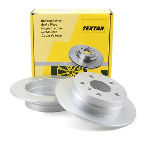 TEXTAR Bremsscheiben Satz Mercedes W169 W245 150-200T 160/180/200CDI hinten