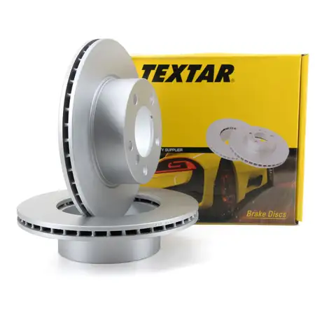 TEXTAR Bremsscheiben f&uuml;r BMW 1er E81 E87 116/118i 116/118d ohne M-Technik vorne
