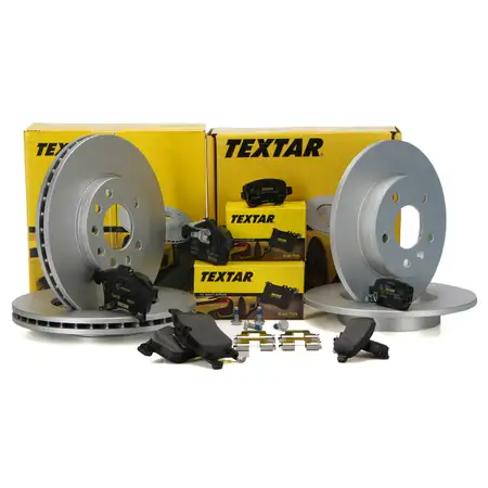 TEXTAR Bremsscheiben + Bel&auml;ge OPEL ASTRA G H COMBO CORSA C ZAFIRA A vorne hinten