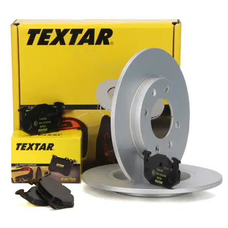 TEXTAR Bremsscheiben Bel&auml;ge CITROEN SAXO XSARA ZX PEUGEOT 106 II 206 306 hinten