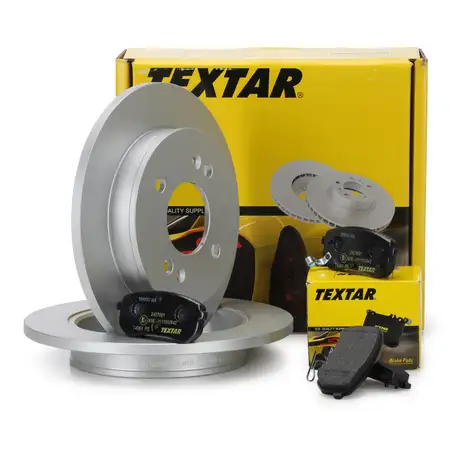 TEXTAR Bremsscheiben + Bremsbel&auml;ge HYUNDAI i10 (PA) KIA PICANTO (SA TA) hinten