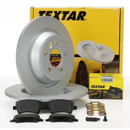 TEXTAR Bremsen Bremsscheiben + Bremsbel&auml;ge f&uuml;r FORD GALAXY S-MAX (WA6) hinten