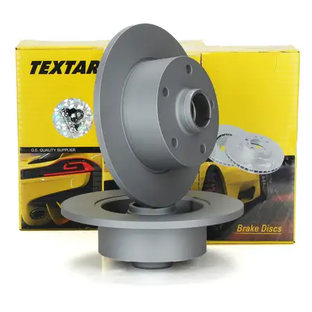 TEXTAR Bremsscheiben f&uuml;r AUDI A4 (B5) 1.6-2.8 1.9/2.5TDI 11.1994-09.2001 hinten