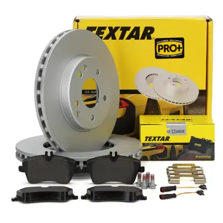 TEXTAR Bremsscheiben + Bel&auml;ge MERCEDES C-Klasse W203 CLK C209 SLK R171 vorne