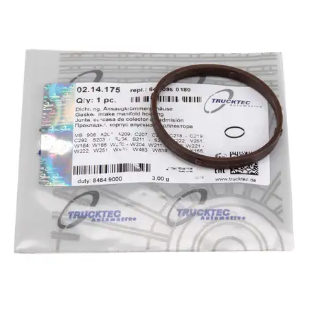TRUCKTEC Dichtung Ansaugkr&uuml;mmergeh&auml;use MERCEDES W203 W204 W211 W212 W166 W639 6420980180