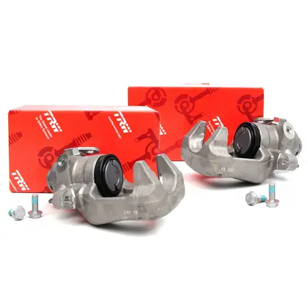 2x TRW Bremssattel Bremszange CITROEN C4 I II DS4 f&uuml;r PEUGEOT 307 308 hinten