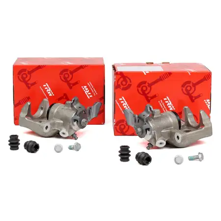 2x TRW BHQ243+BHQ244 Bremssattel Bremszange RENAULT CLIO 3 MODUS THALIA I hinten