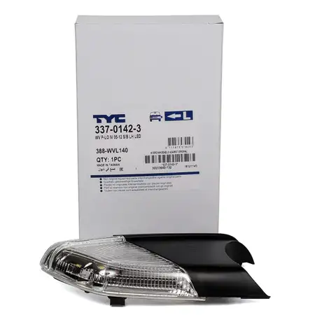 TYC Blinkleuchte Au&szlig;enspiegel LED f&uuml;r SKODA OCTAVIA II (1Z) VW POLO (9N_) links