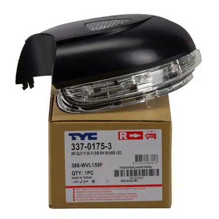 TYC Blinkleuchte Au&szlig;enspiegel LED f&uuml;r VW Golf 6 Touran 1T1-1T3 rechts 5K0949102A
