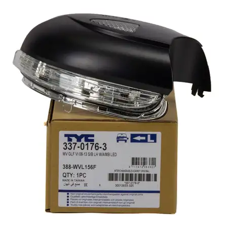 TYC Blinkleuchte Au&szlig;enspiegel LED f&uuml;r VW Golf 6 Touran 1T1-1T3 links 5K0949101A
