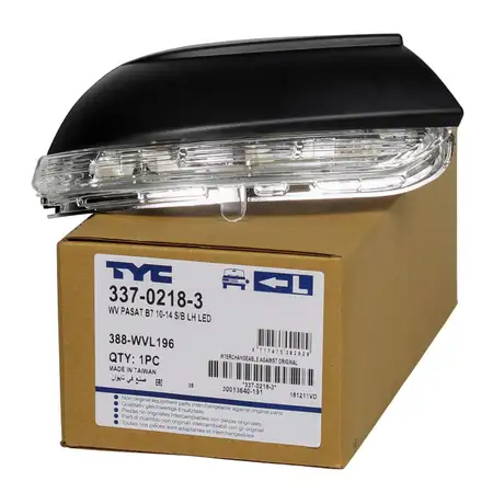 TYC Blinkleuchte Au&szlig;enspiegel LED f&uuml;r VW JETTA IV PASSAT 326 365 357 links