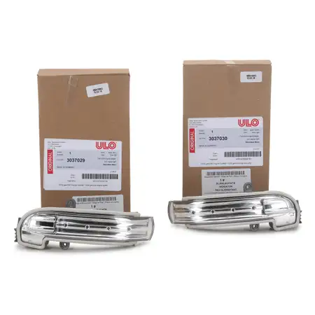 2x ULO Blinker Au&szlig;enspiegel LED f&uuml;r MERCEDES E-KLASSE W203 LIMOUSINE ab 2004