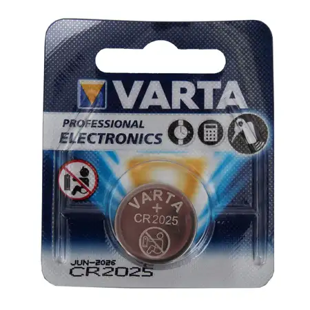 VARTA Knopfzelle Knopfbatterie Batterie 3V CR2025