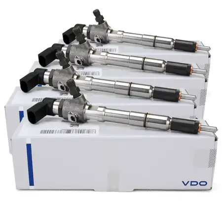 4x VDO A2C9626040080 Einspritzd&uuml;se AUDI SEAT SKODA VW 1.6 TDI 03L130277S 03L130277SX
