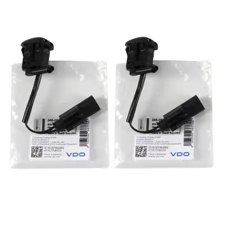 2x VDO Waschwasserd&uuml;se Scheibenwaschd&uuml;se Spritzd&uuml;se beheizt f&uuml;r BMW 5er E39 LIMO