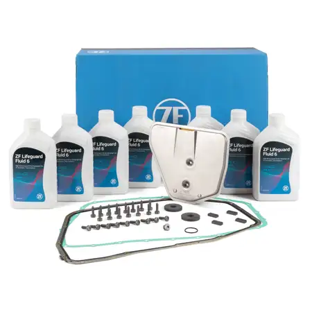 ZF &Ouml;lwechsel Satz Automatikgetriebe 6HP26 A61 AUDI A6 (4F C6) A8 (4E) quattro