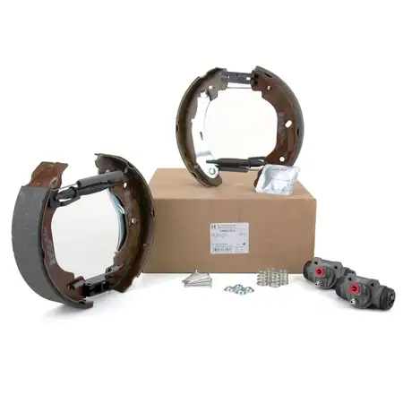 ZIMMERMANN Bremsbacken + Radbremszylinder Satz f&uuml;r FORD TRANSIT / TOURNEO hinten