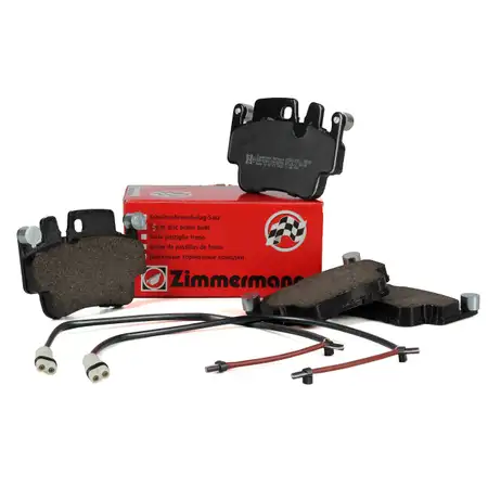 ZIMMERMANN Bremsbel&auml;ge + Wako PORSCHE 911 (996 997) BOXSTER (986) vorne / hinten