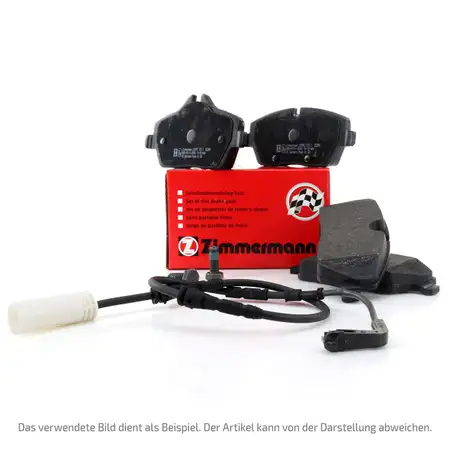 ZIMMERMANN Bremsbel&auml;ge + Sensor f&uuml;r BMW 3er E90 E91 E92 E93 vorne bis BJ 02/2010