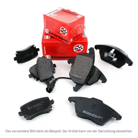 ZIMMERMANN Bremsbel&auml;ge Audi A3 TT VW Eos Golf 6 7 Passat Touran vorne + hinten