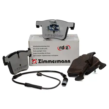 ZIMMERMANN rd:z Bremsbel&auml;ge + Wako f&uuml;r BMW F20/21 F22/23 F30-34 F32-36 vorne