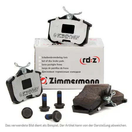 ZIMMERMANN rd:z Bremsbel&auml;ge MERCEDES W204 W211 W212 W221 W222 R230 C197 vorne