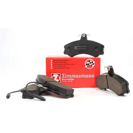 ZIMMERMANN Bremsbel&auml;ge Bremsbelagsatz + Wako Alfa Citroen f&uuml;r Fiat Peugeot vorne