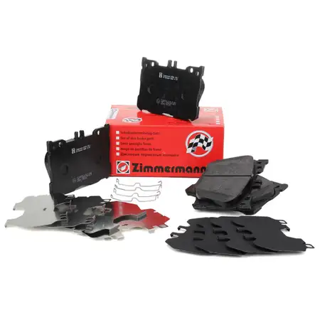 ZIMMERMANN Bremsbel&auml;ge MERCEDES C-KLASSE W205 E-KLASSE W213 GLC X253 C253 vorne