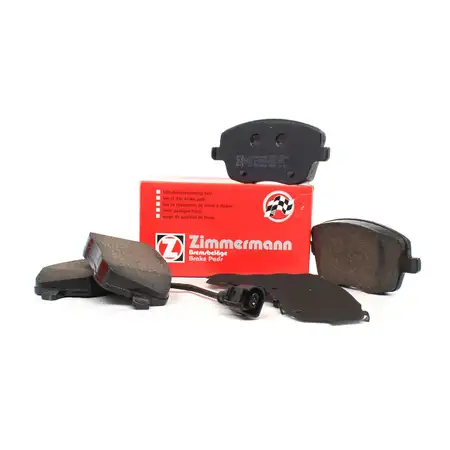 ZIMMERMANN Bremsbel&auml;ge Bremskl&ouml;tze + Wako f&uuml;r Seat Cordoba Ibiza VW Polo 9N vorne