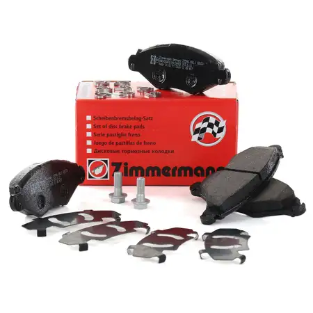 ZIMMERMANN Bremsbel&auml;ge Bremskl&ouml;tze Citroen Xsara f&uuml;r Peugeot 206 206+ 306 vorne