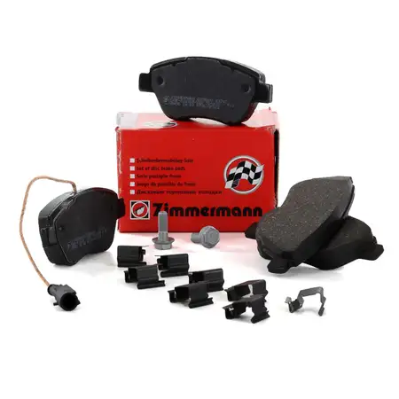 ZIMMERMANN Bremsbel&auml;ge Bremskl&ouml;tze Wako f&uuml;r Alfa Romeo Citroen Fiat Peugeot PANDA PUNTO QUBO STILO Lancia MUSA Peugeot BIPPER vorne