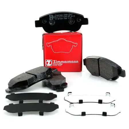 ZIMMERMANN Bremsbel&auml;ge Bremskl&ouml;tze Citroen C1 f&uuml;r Peugeot 107 Toyota Aygo vorne