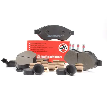 ZIMMERMANN Bremsbel&auml;ge + Wako CITROEN JUMPER f&uuml;r FIAT DUCATO PEUGEOT BOXER vorne