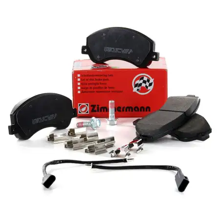 ZIMMERMANN Bremsbel&auml;ge + Warnkontakt f&uuml;r FORD TRANSIT / TRANSIT TOURNEO vorne