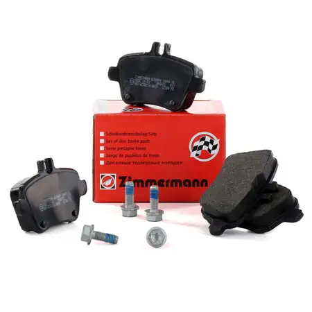 ZIMMERMANN Bremsbel&auml;ge Bremskl&ouml;tze hinten MERCEDES A-Klasse W176 B-Klasse W246