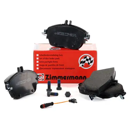 ZIMMERMANN Bremsbel&auml;ge Bremsbelagsatz Mercedes W176 W246 W242 C117 X156 vorne