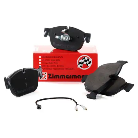ZIMMERMANN Bremsbel&auml;ge Bremskl&ouml;tze + Wako Citroen C5 f&uuml;r Peugeot 407 508 vorne