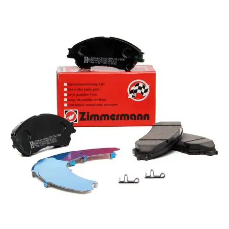 ZIMMERMANN Bremsbel&auml;ge + Wako f&uuml;r SUZUKI SX4 S-Cross (JY) VITARA (LY) vorne