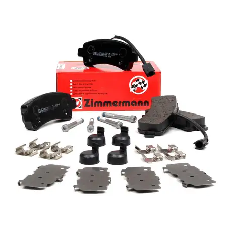 ZIMMERMANN Bremsbel&auml;ge + Wako CITROEN JUMPER FIAT DUCATO PEUGEOT BOXER hinten