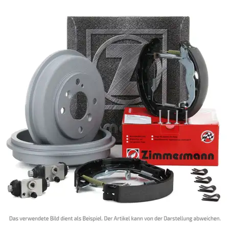 ZIMMERMANN Bremstrommeln Backen Zylinder FORD FOCUS I Turnier 1.4-1.8 16V hinten