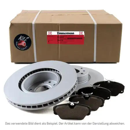 ZIMMERMANN Bremsscheiben + Bel&auml;ge NISSAN INTERSTAR MOVANO RENAULT MASTER vorne