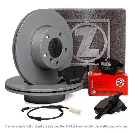 ZIMMERMANN Bremsscheiben + Bremsbel&auml;ge + Wako f&uuml;r BMW X1 E84 ab 03.2010 hinten