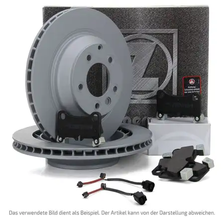 ZIMMERMANN Bremsscheiben + Bel&auml;ge + Wako AUDI Q7 4L PORSCHE CAYENNE 9PA hinten