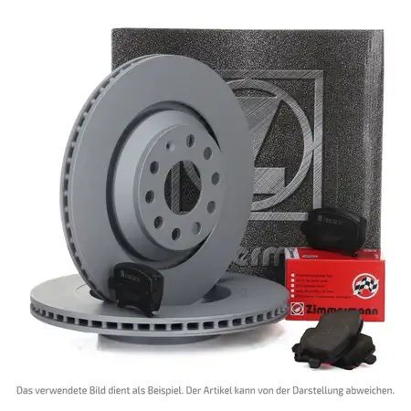 ZIMMERMANN Bremsen Bremsscheiben + Bremsbel&auml;ge f&uuml;r Chrysler Voyager III vorne